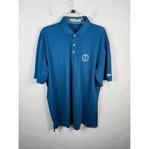 Holderness & Bourne XXL Tailored Fit Golf Polo The Macdonald Blue